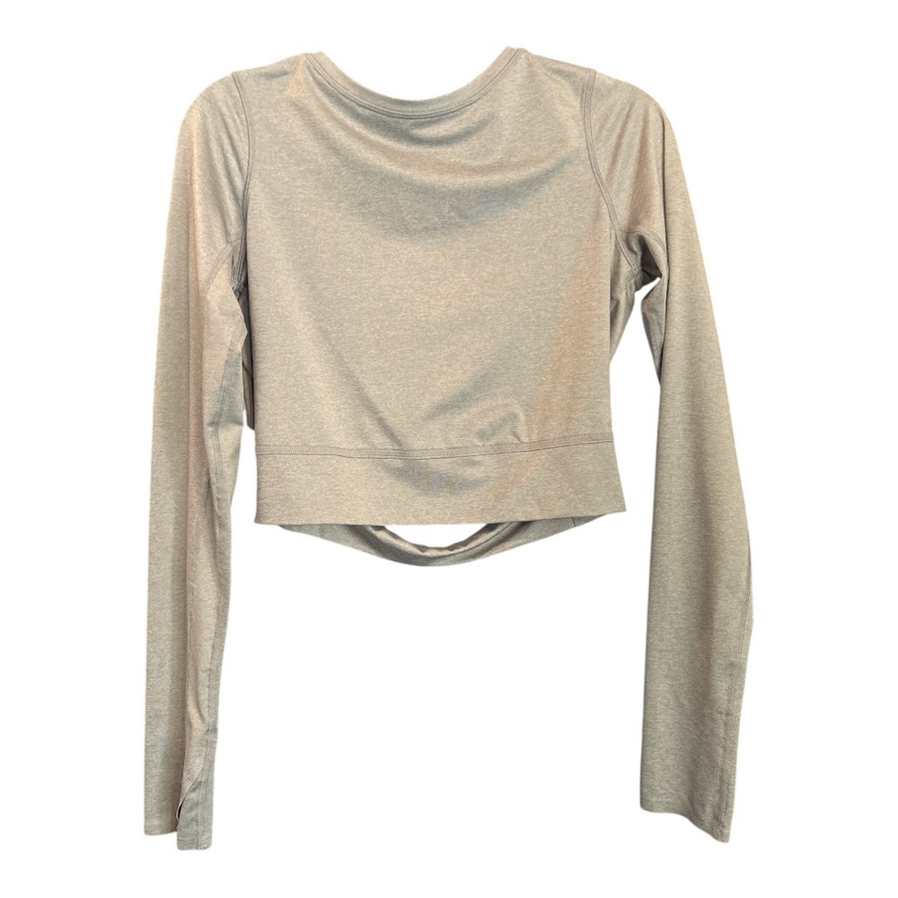 Under Armour Gray Crop Top with Cut Out